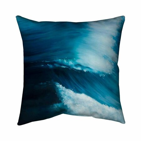 FONDO 20 x 20 in. Unleashed Sea-Double Sided Print Indoor Pillow FO2774166